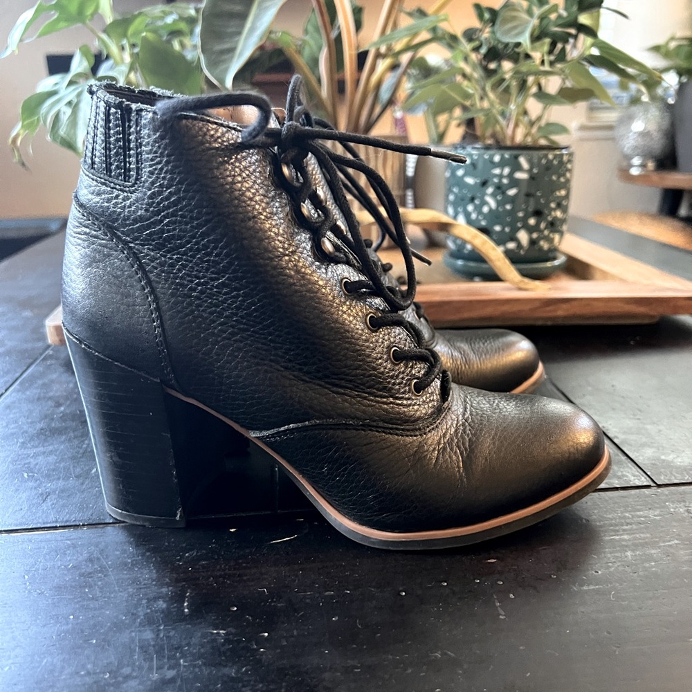 Franco Sarto leather ankle boots